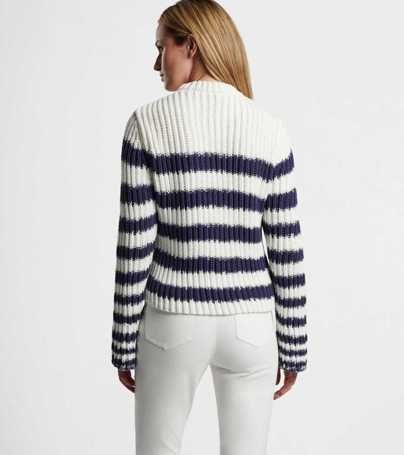 Alek Wide Sleeve Stripe Sweater