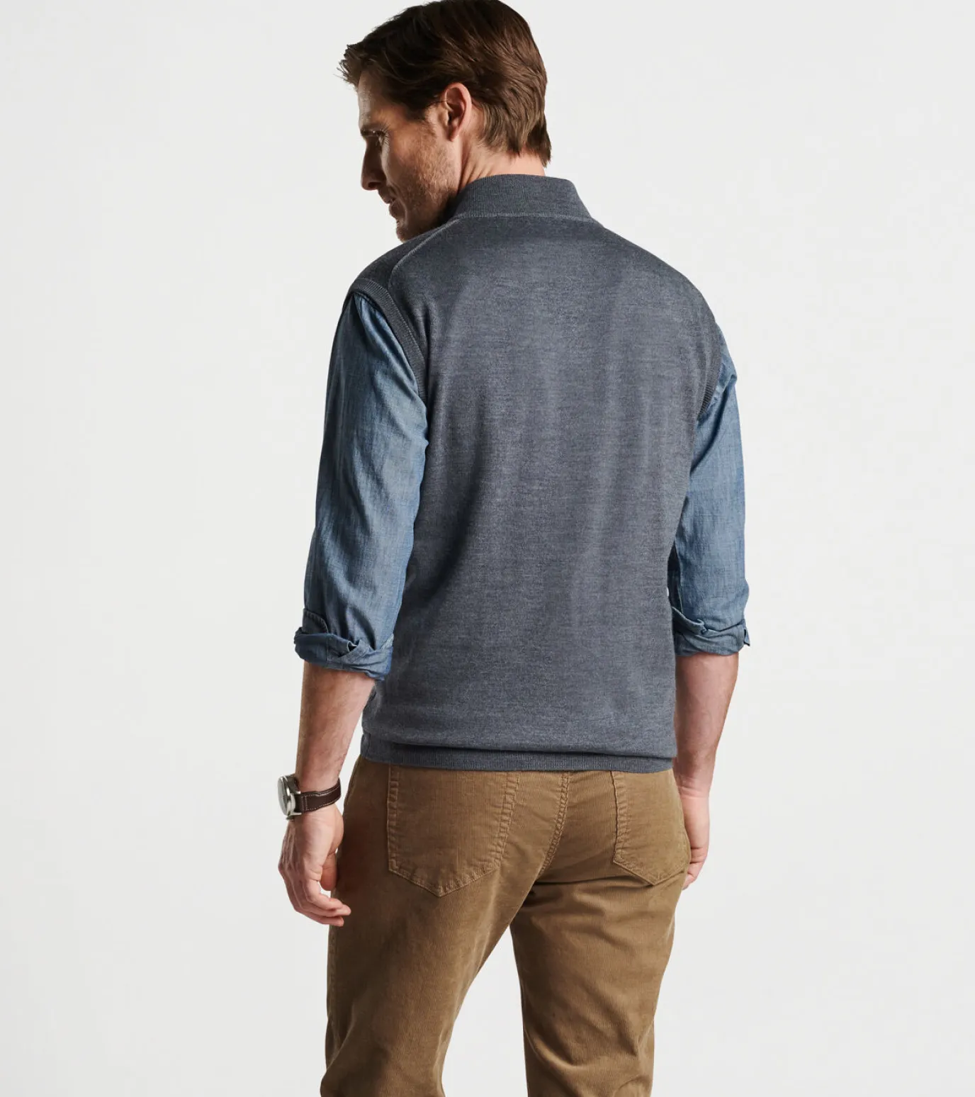 Autumn Crest Quarter-Zip Vest
