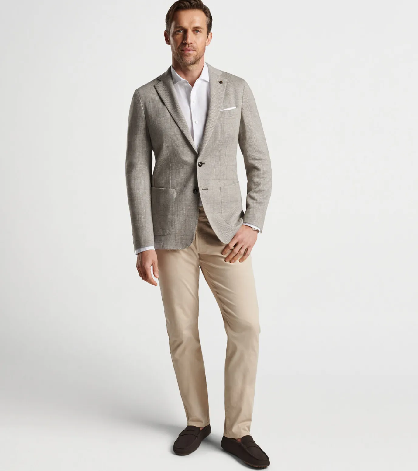 Carova Jersey Houndstooth Soft Jacket