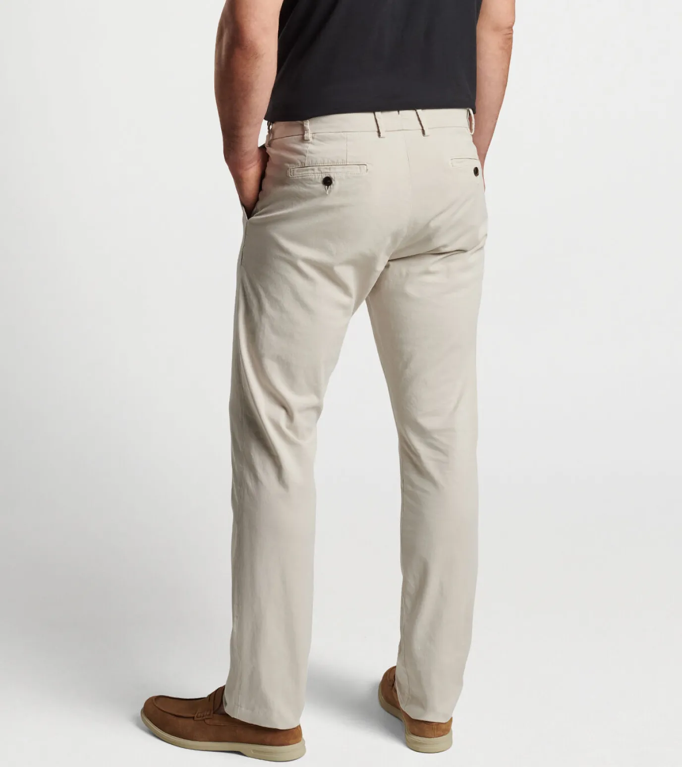 Concorde Garment-Dyed Flat-Front Trouser
