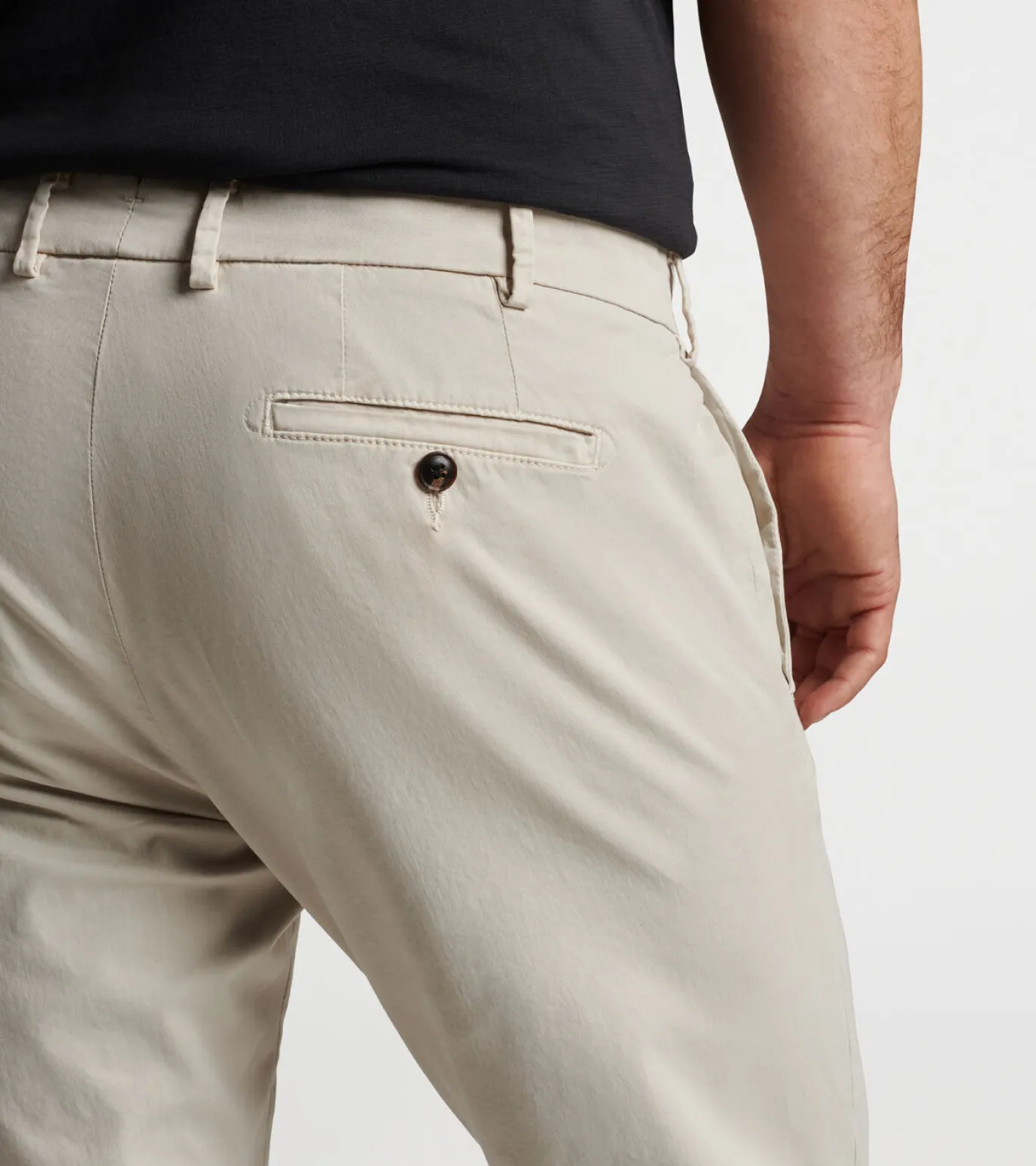 Concorde Garment-Dyed Flat-Front Trouser