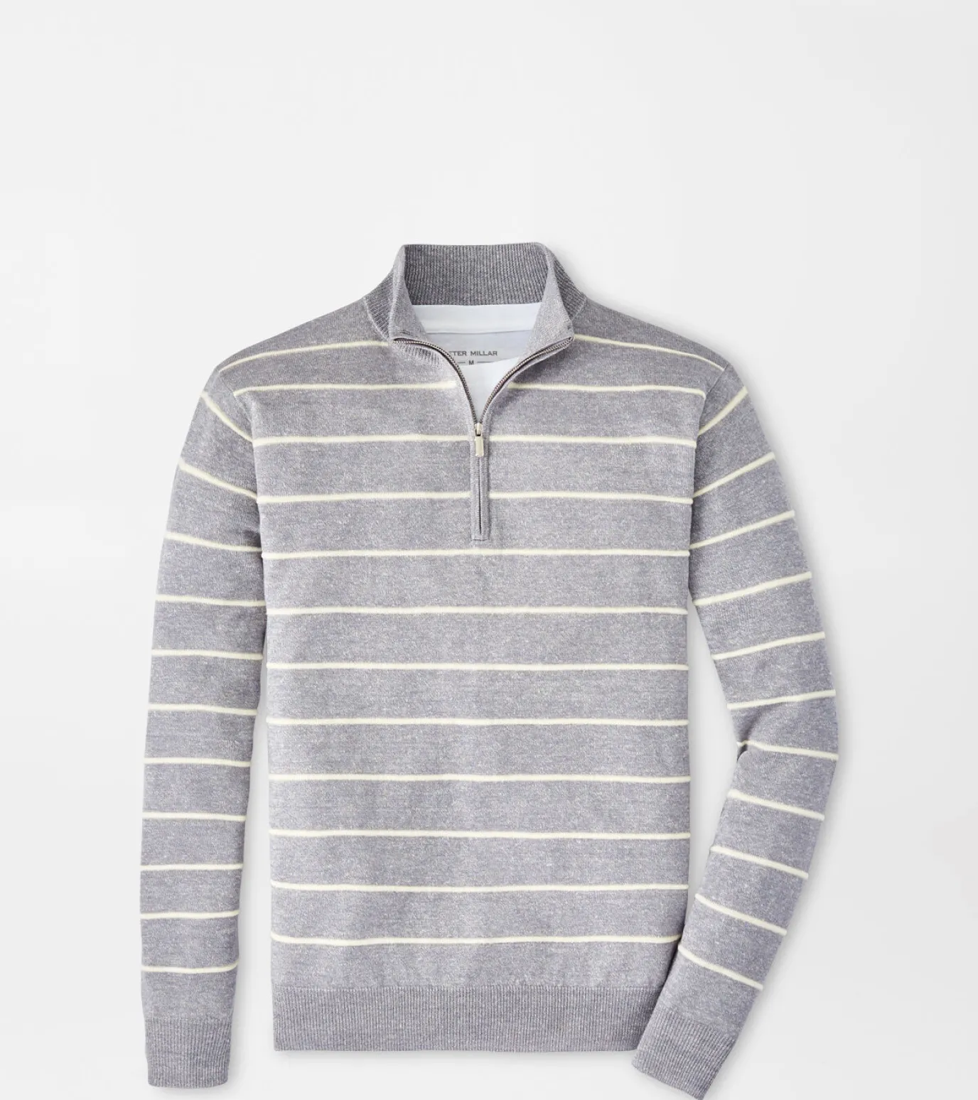 Eastham Striped Quarter-Zip Sweater
