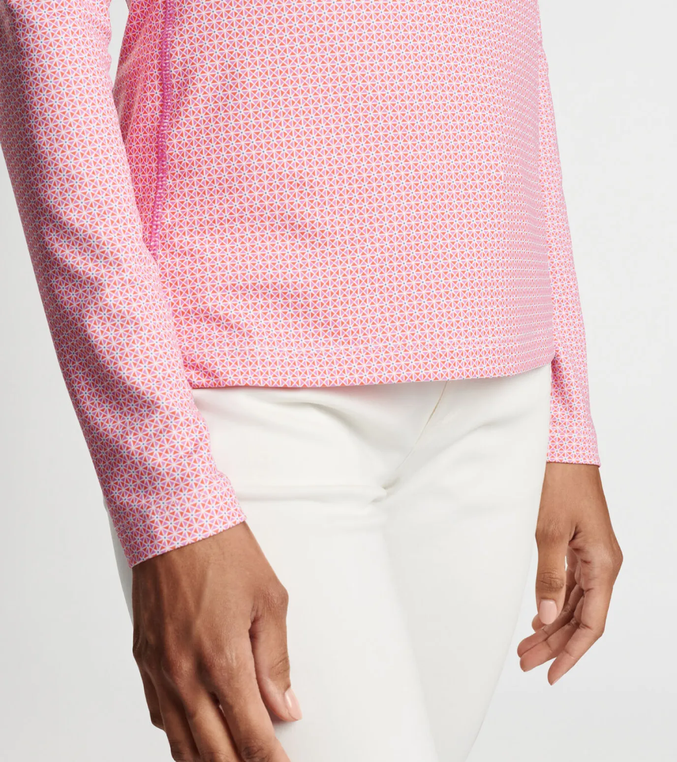 Geo Raglan-Sleeve Perth Layer