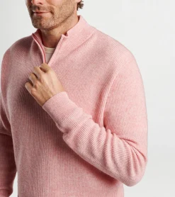 Harbour Cashmere Linen Quarter Zip