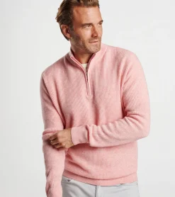 Harbour Cashmere Linen Quarter Zip