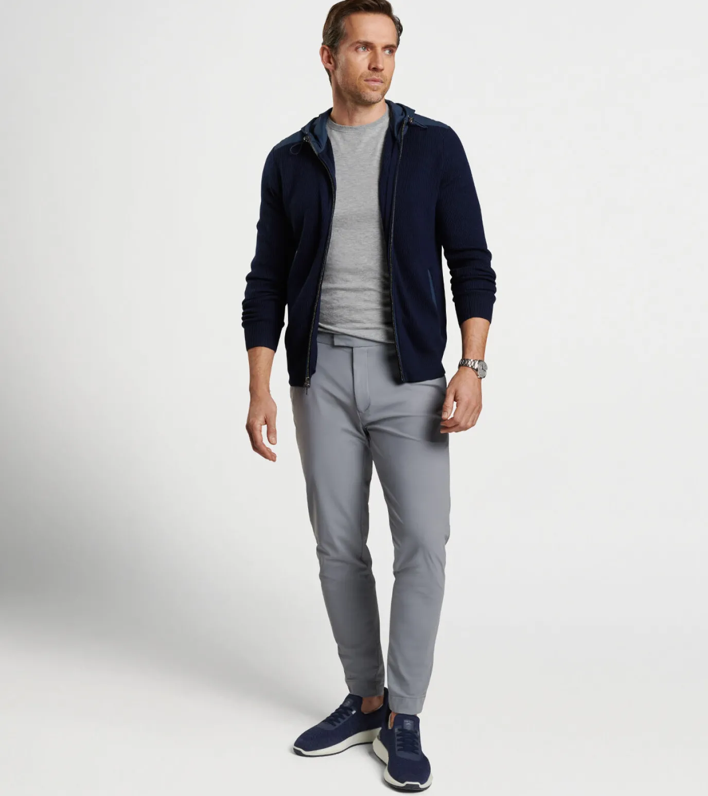 Holdridge Hybrid Full-Zip Cardigan