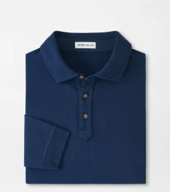 Lava Wash Long Sleeve Polo