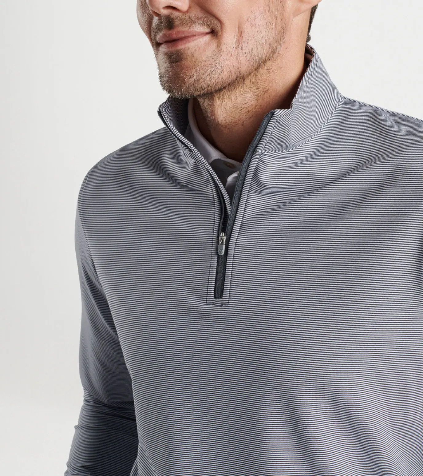 Perth Sugar Stripe Performance Quarter-Zip