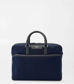 Peter Millar X Serapian Briefcase