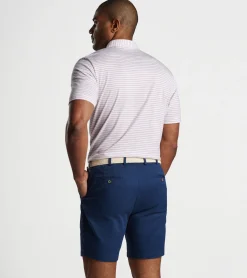 Pilot Mill Cedar Stripe Short-Sleeve Polo