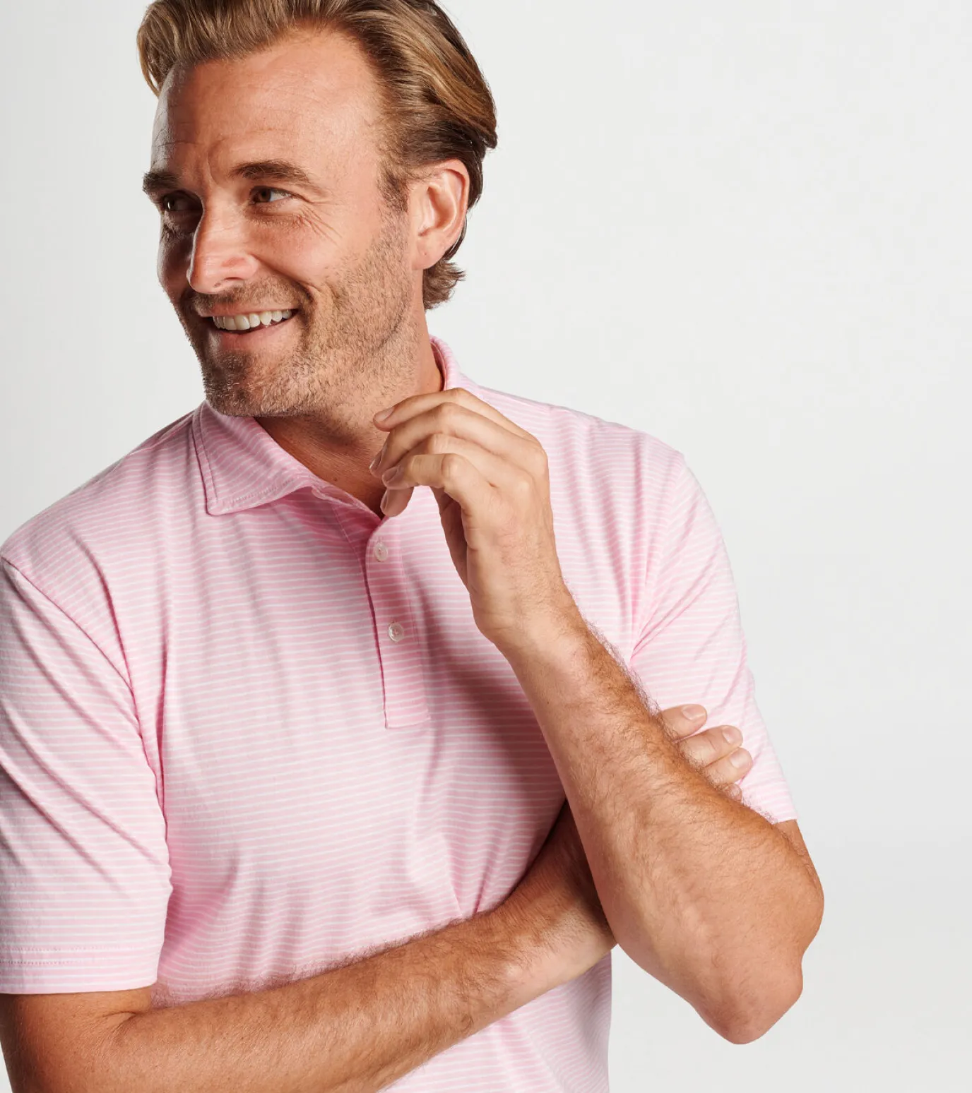 Pilot Mill Halifax Stripe Short-Sleeve Polo