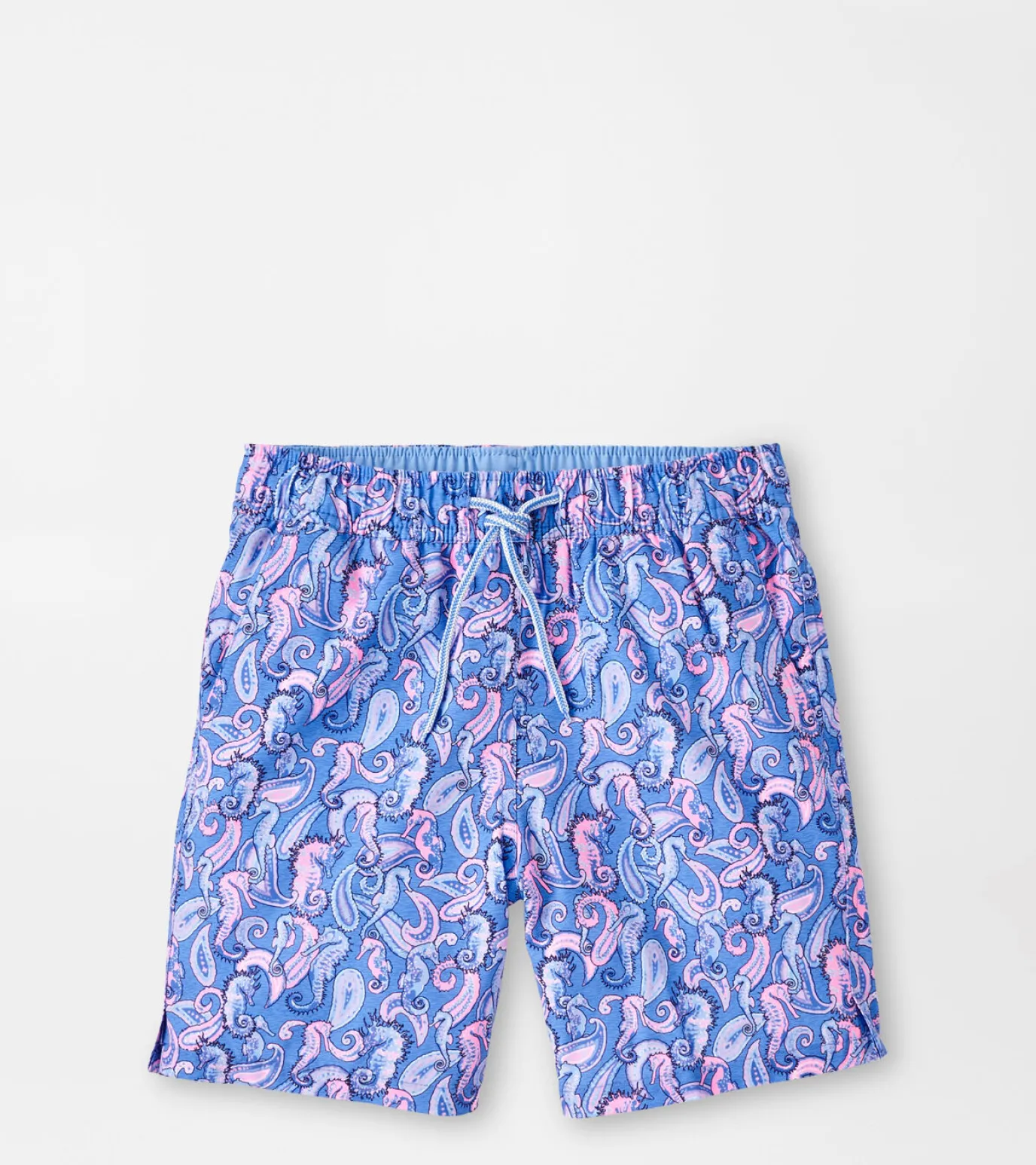 Seahorse Paisley Youth Swim Trunk