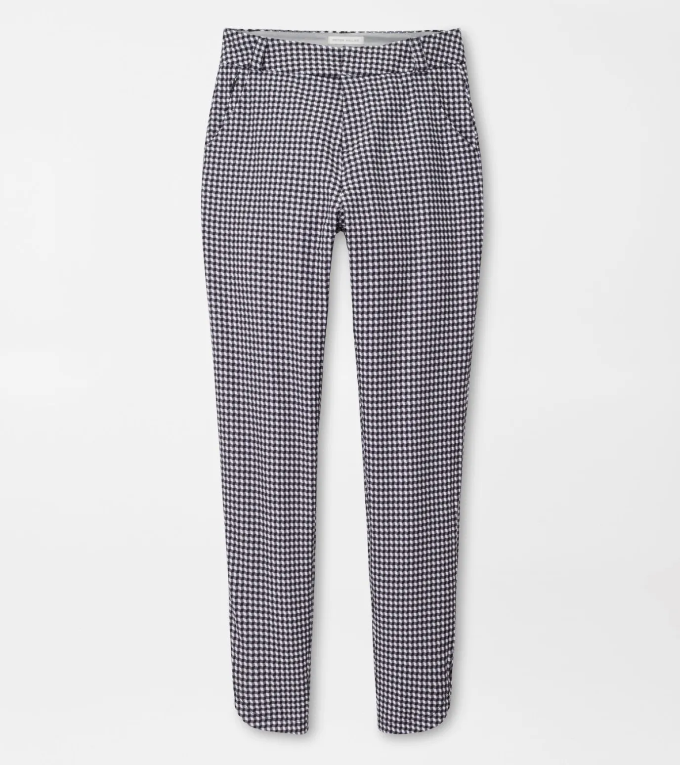 Surge Gingham Print Performance Ankle Pant