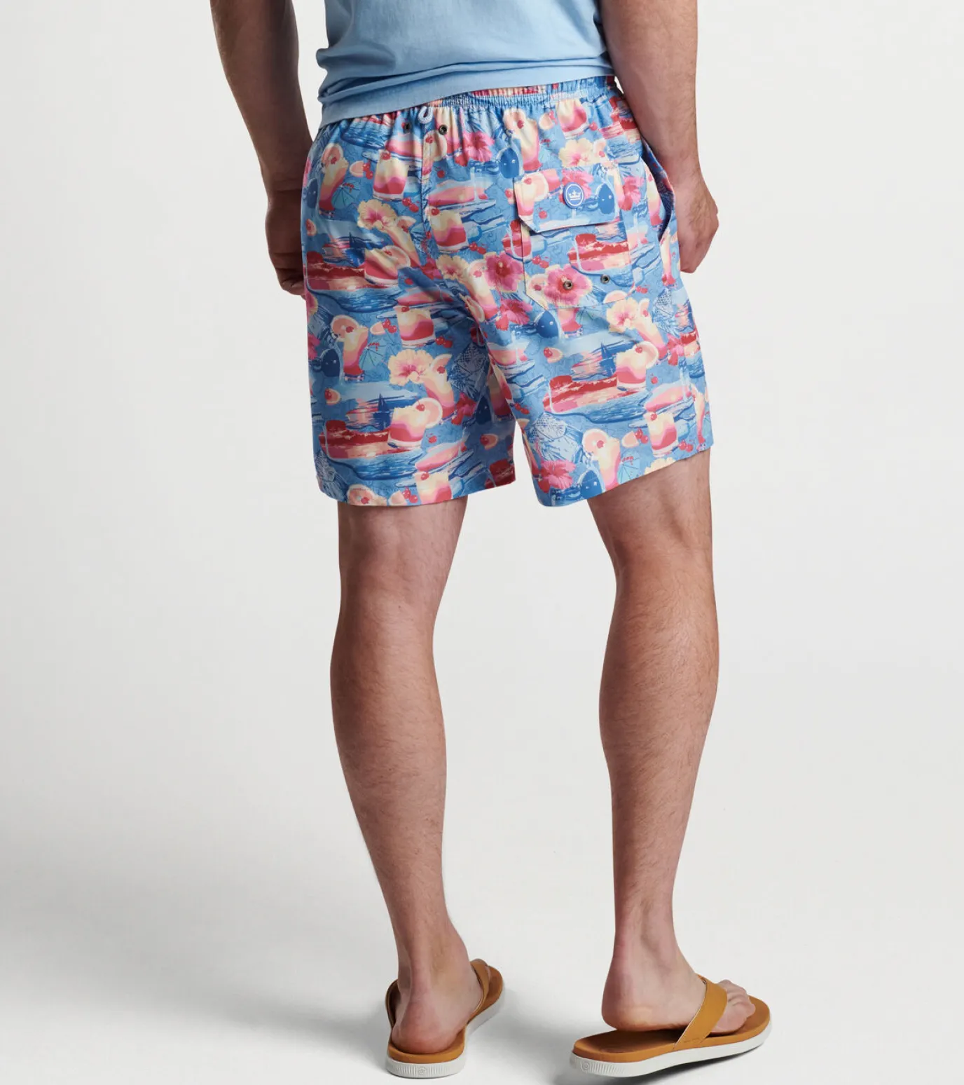 Tequila Sunrise Swim Trunk