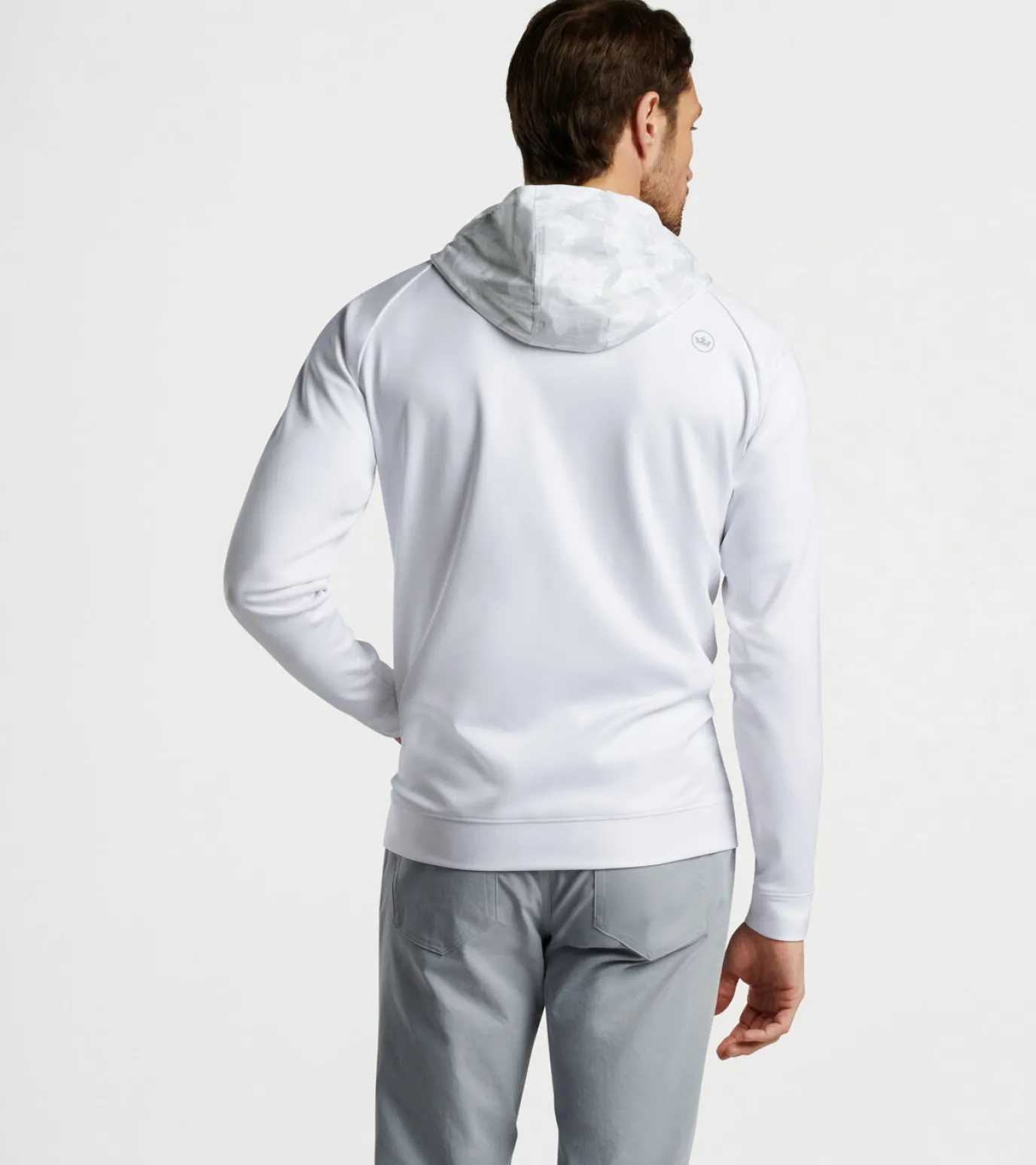 Weld Brushstroke Camo Half Snap Hoodie